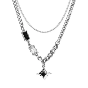 Mang Star Double Fashion Luxury Hip Hop Men Necklace