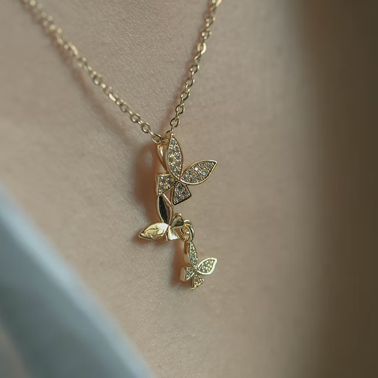 Blooming Butterflies Necklace