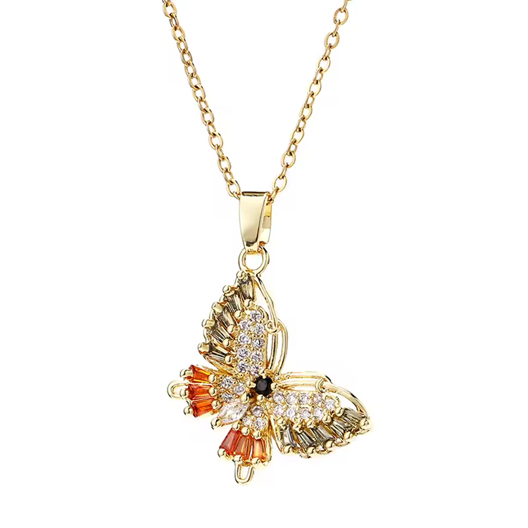 Butterfly Zirconia Elegant Women’s Necklace