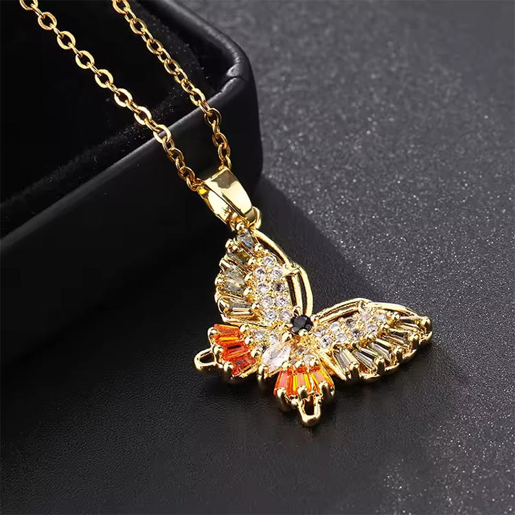 Butterfly Zirconia Elegant Women’s Necklace