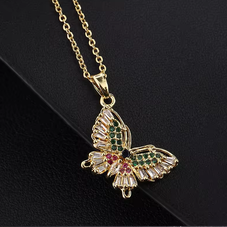 Butterfly Zirconia Elegant Women’s Necklace - Image 4